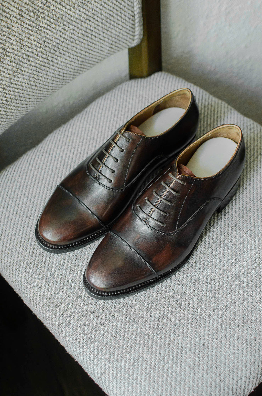 Giày Oxford Captoe