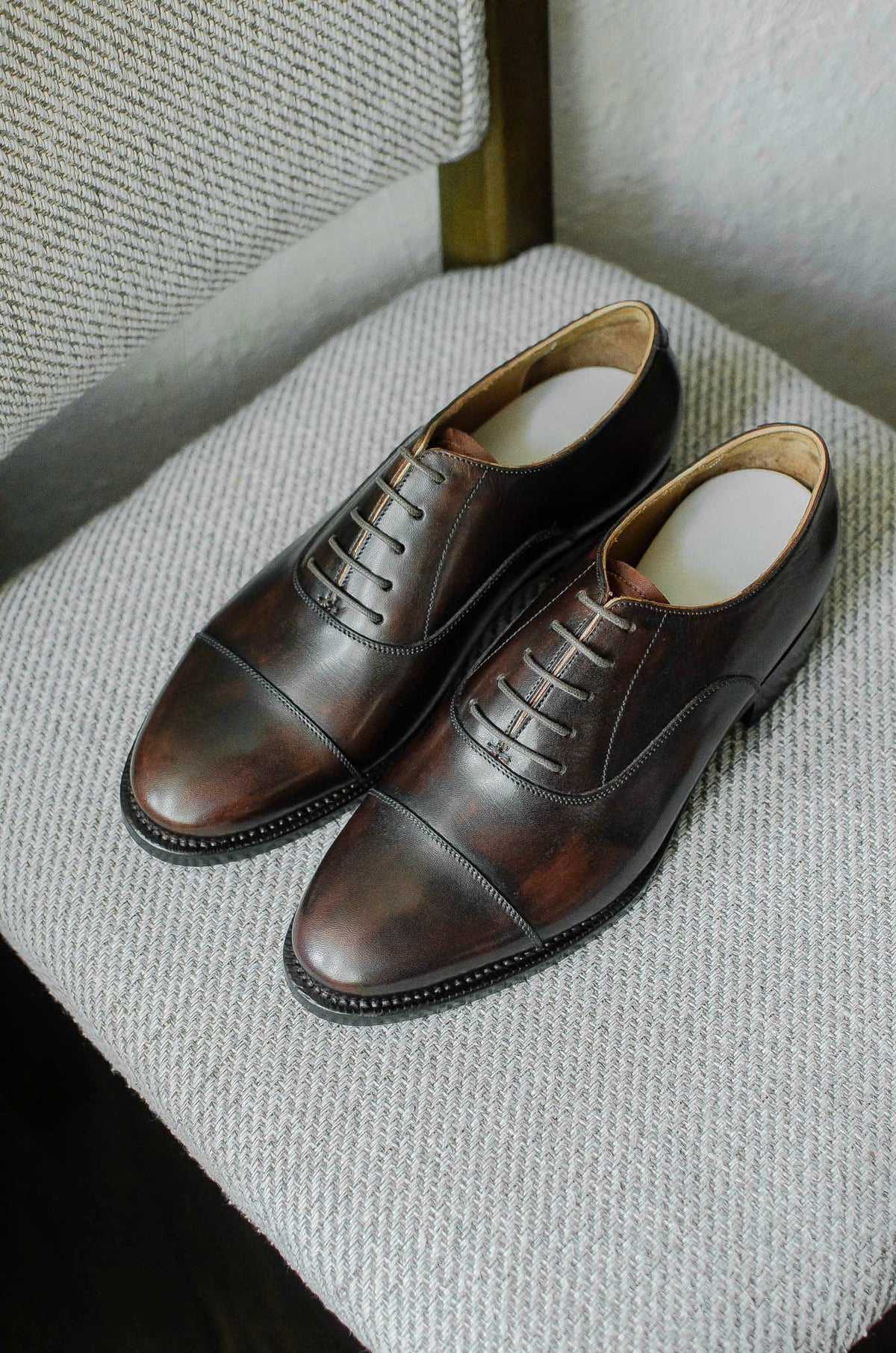 Giày Oxford Captoe